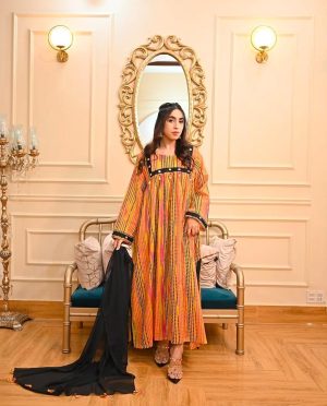 Alternative view of Bohemian Stripe Printed Tunic 2pc