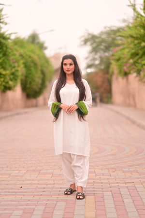 White Lawn Kurta Shalwar