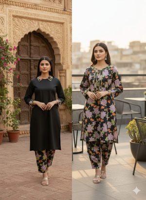 Alternative view of 2pc Winter co-ord set